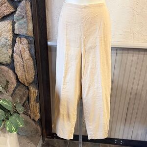 Valerie Stevens Tan Linen Pants